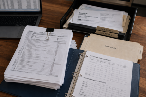 Form 1120-S, Schedule K-1, state returns, owner return and depreciation schedules